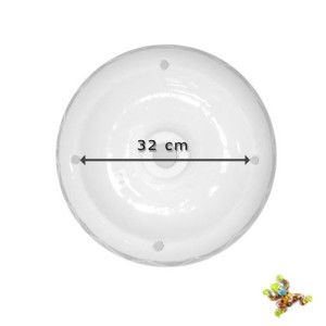 Serena - Schwarz-weißes Waschbecken
