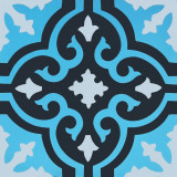 Bada - Blaue Bodenfliesen