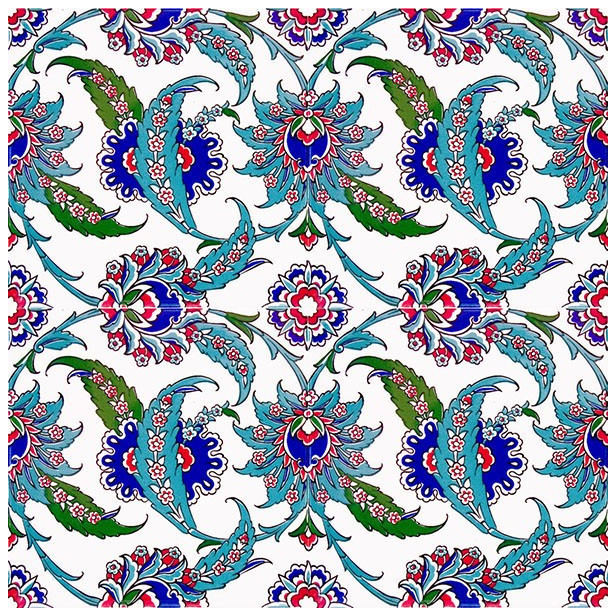 Kelebek - Iznik Keramische Wandfliesen