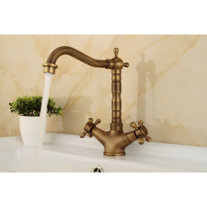 Bianca - Retro Messing Waschbecken Wasserhahn
