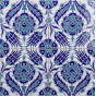 Timur - Iznik Keramikfliesen 20x20 cm, Packung mit 12 (0,48 m2) 