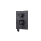 Estrella Black - Schwarze Unterputz-Brausebatterie
