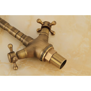 Bianca - Retro Messing Waschbecken Wasserhahn