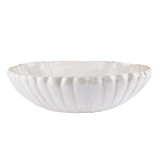 Wszemiła - Weißes Waschbecken in Muschelform
