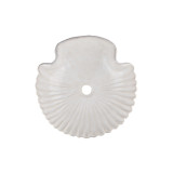 Wszemiła - Weißes Waschbecken in Muschelform