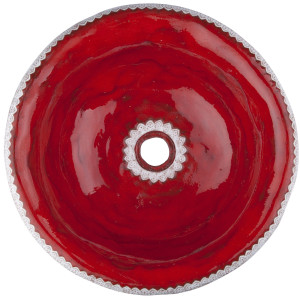 Nikola - Rotes Keramikbecken