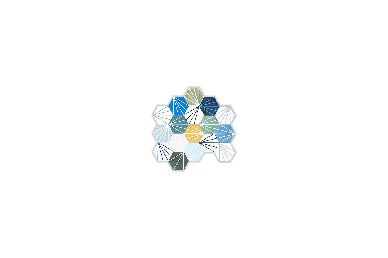 Patchwork - Hexagon Zementfliesen