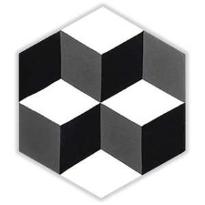 Mateo - Hexagonal Zement Bodenfliesen