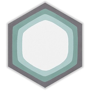 Madjer - Hexagonal Zement Bodenfliesen