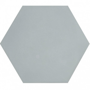 Hexagonale einfarbige Zementfliesen - Grau