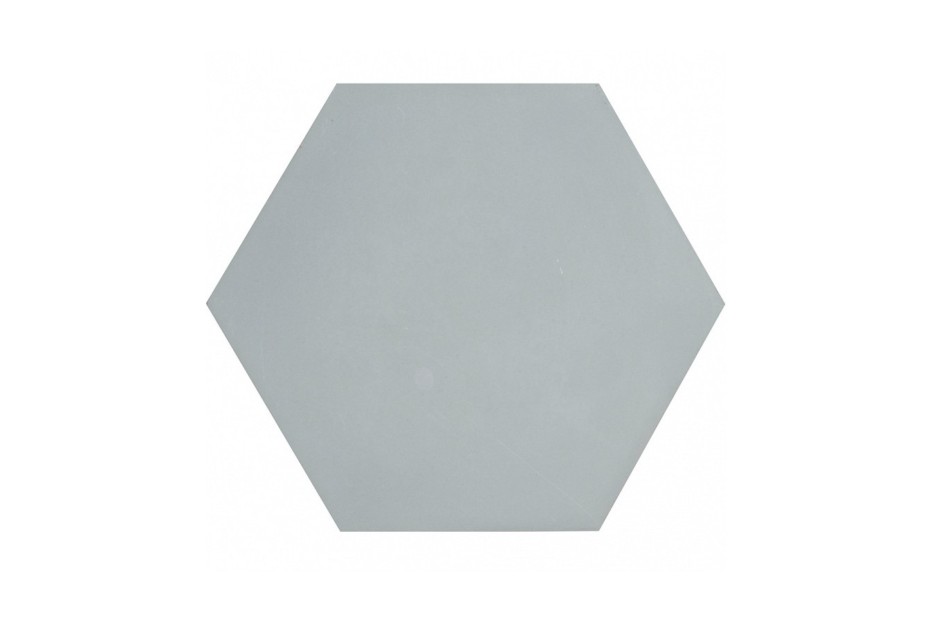 Hexagonale einfarbige Zementfliesen - Grau