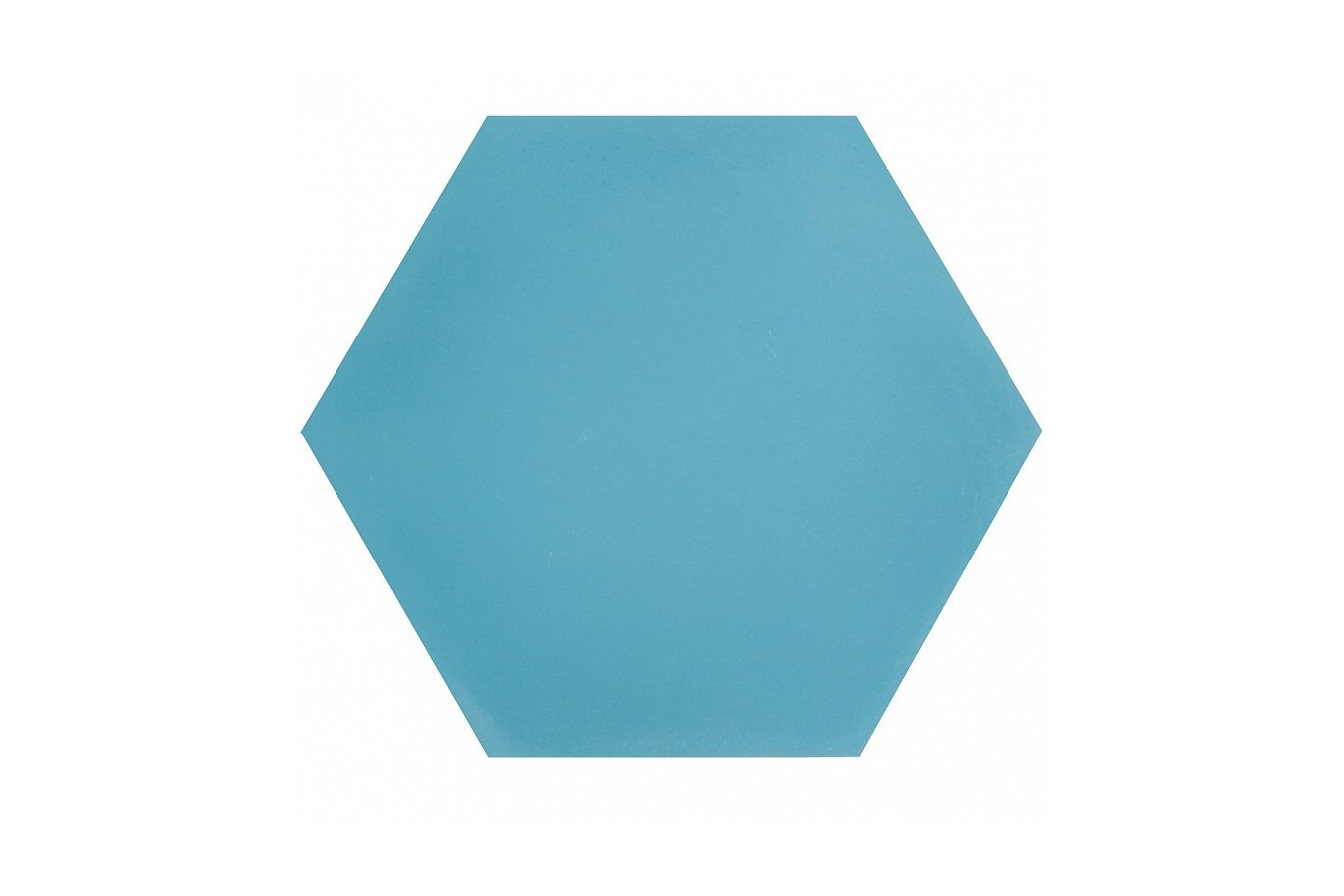 Hexagonale einfarbige Zementfliesen Meer