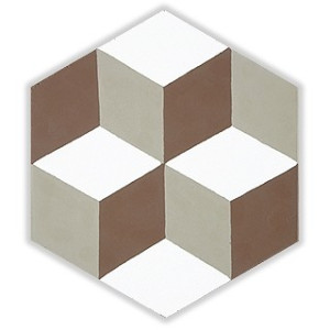 Adi - Hexagon Zementfliesen