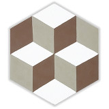 Adi - Hexagon Zementfliesen