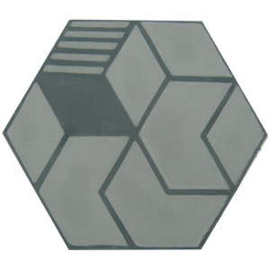 Alfredo - Hexagonale Zementfliesen für Badezimmer