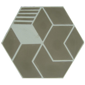 Alfredo - Hexagonale Zementfliesen für Badezimmer