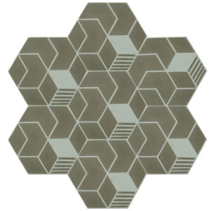 Alfredo - Hexagonale Zementfliesen für Badezimmer