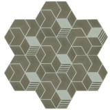 Alfredo - Hexagonale Zementfliesen für Badezimmer