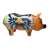 Keramisches Schweinchen – Blumentopf aus Mexiko